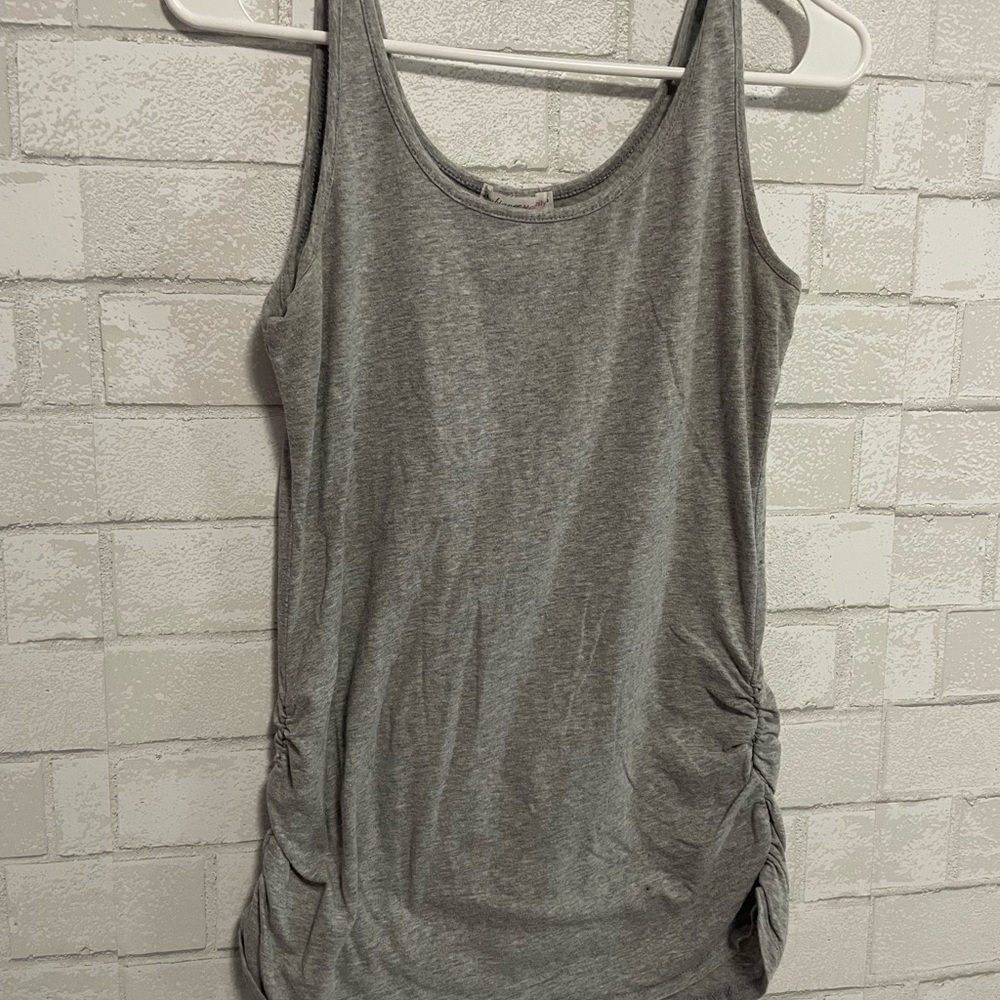 Maternity Gray Sleeveless Women's Top